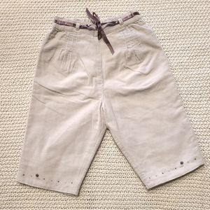 Jacadi Beige Velvet Pants 6M